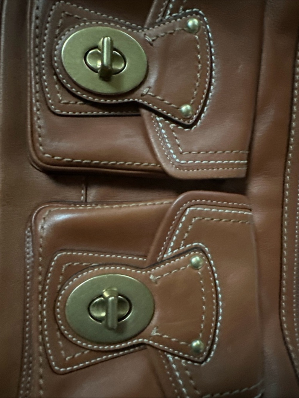 Coach Double Turnlock Legacy Shoulder Bag F12868 HTF NWOT!! New!! - Picture 8 of 15